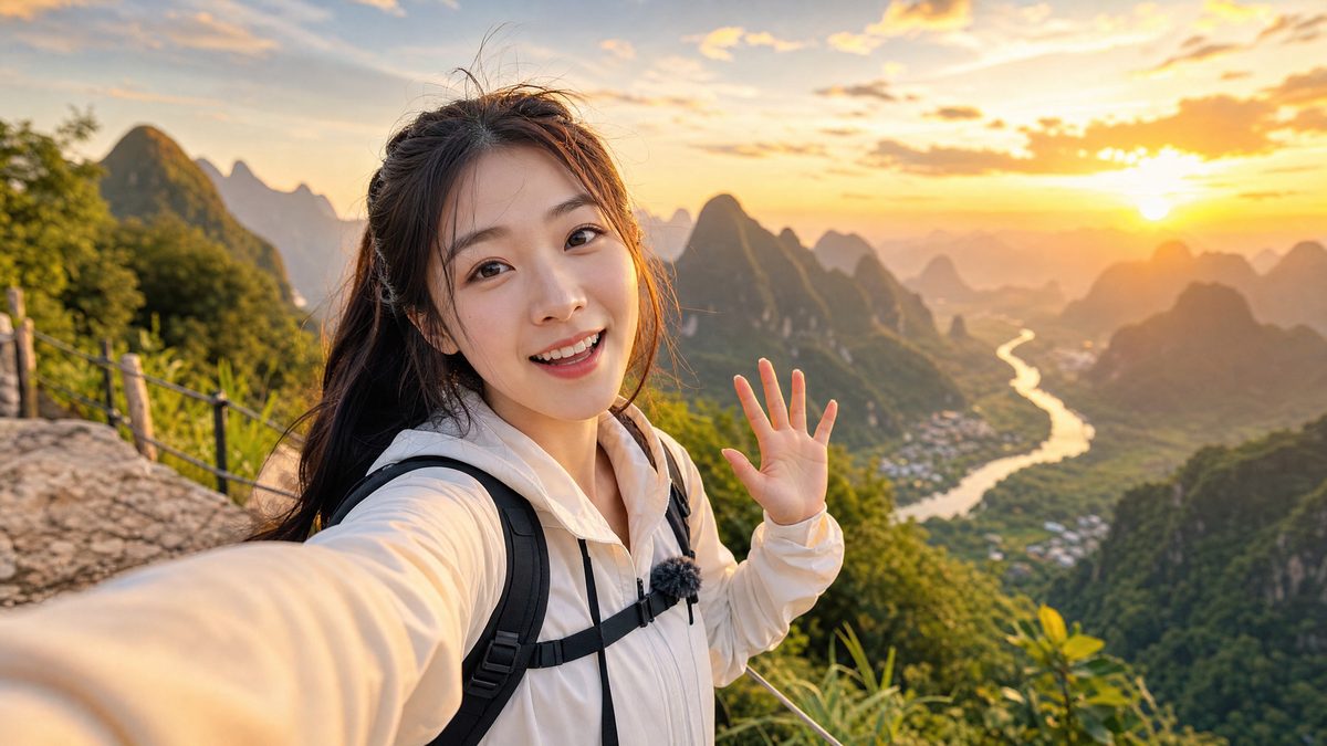 福利导航桂林山水旅行vlog生活视频分享